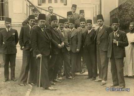 1930 - Egyptian and Palestinian journalists - Cairo